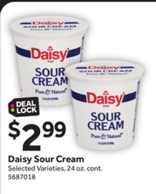 Stop&Shop Daisy sour cream offer