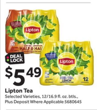 Stop&Shop Lipton tea offer