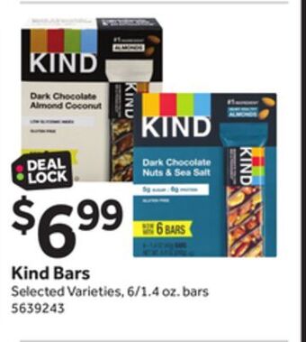Stop&Shop Kind bars offer
