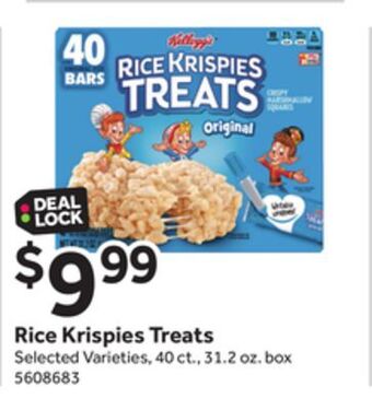 Stop&Shop Rice krispies treats offer