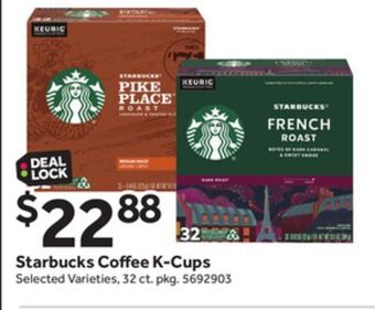 Stop&Shop Starbucks coffee k-cups offer
