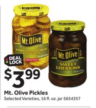 Stop&Shop Mt. olive pickles offer
