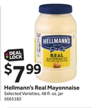 Stop&Shop Hellmann's real mayonnaise offer