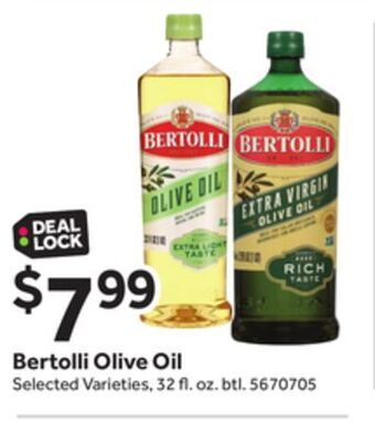 Stop&Shop Bertolli olive oil offer