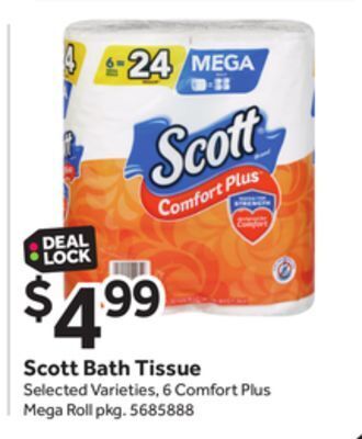 Stop&Shop Scott bath tissue offer