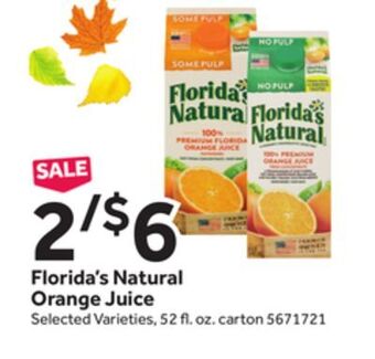 Stop&Shop Florida's natural orange juice offer