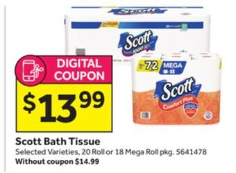 Stop&Shop Scott bath tissue offer