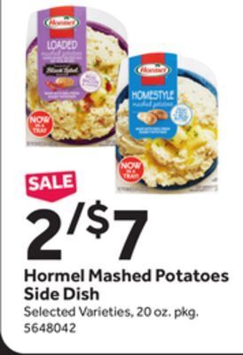 Stop&Shop Hormel mashed potatoes side dish offer