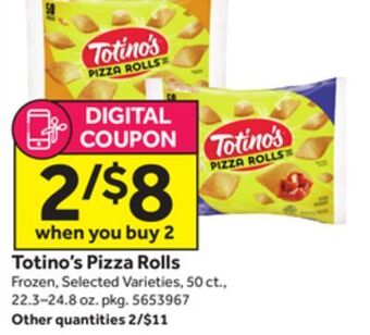 Stop&Shop Totino's pizza rolls offer