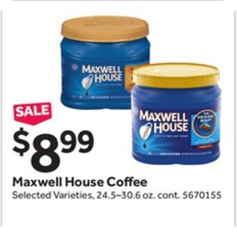 Stop&Shop Maxwell house coffee offer