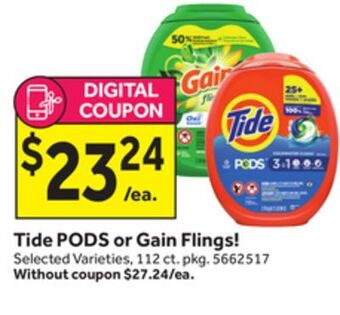 Stop&Shop Tide pods or gain flings! offer