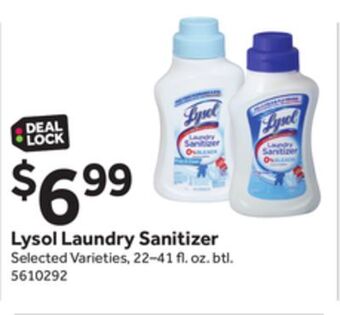 Stop&Shop Lysol laundry sanitizer offer