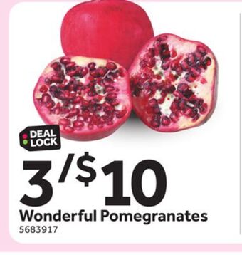Stop&Shop Wonderful pomegranates offer