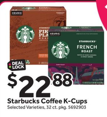 Stop&Shop Starbucks coffee k-cups offer