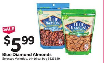 Stop&Shop Blue diamond almonds offer