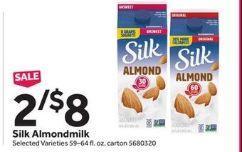 Stop&Shop Silk almondmilk offer