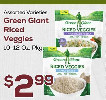 DeCicco & Sons Green giant riced veggies offer