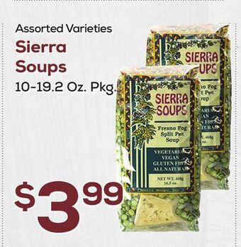 DeCicco & Sons Sierra soups offer