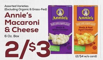 DeCicco & Sons Annie's macaroni & cheese offer