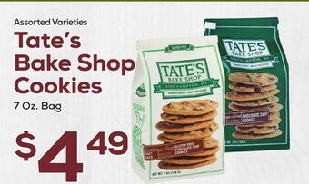 DeCicco & Sons Tate's bake shop cookies offer