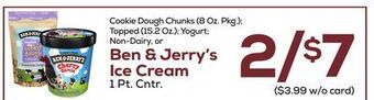 DeCicco & Sons Ben & jerry's ice cream 1 pt. cntr. offer