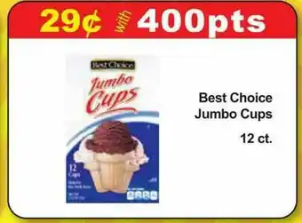 Market Basket Best Choice Jumbo Cups 12 Ct. offer