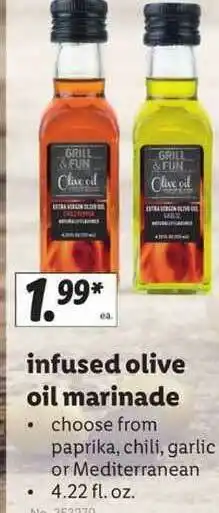 Lidl Infused Olive Oil Marinade offer