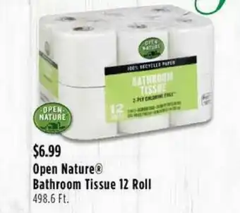 Market Street Open Nature Bathroom Tissue 12 Roll offer