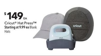JOANN Cricut® hat press offer