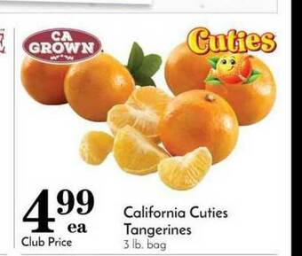 Pavilions California Cuties Tangerines offer