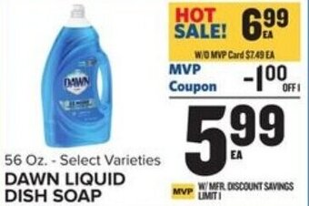 Food Lion Dawn Liquid Dish Soap 56 Oz offer