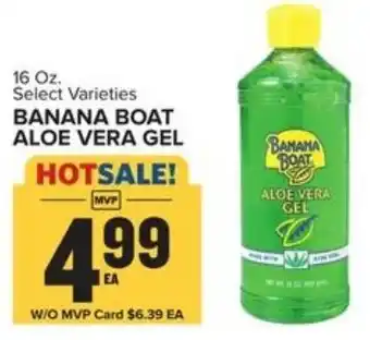 Food Lion Banana Boat Aloe Vera Gel 16oz offer