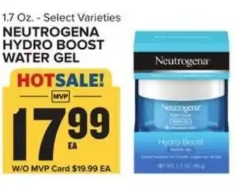 Food Lion Neutrogena Hydro Boost Water Gel 1.7 oz offer