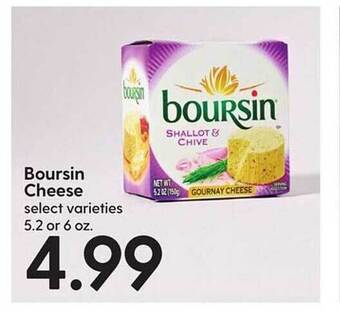 Hy-Vee Boursin cheese offer
