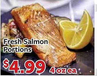 Fareway Fresh salmon portions offer