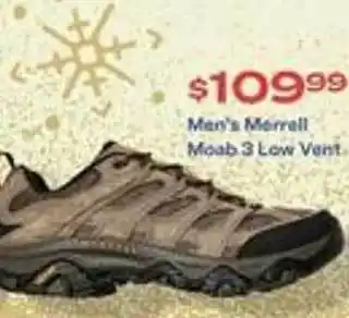 Academy Men's merrell moab 3 low vent offer