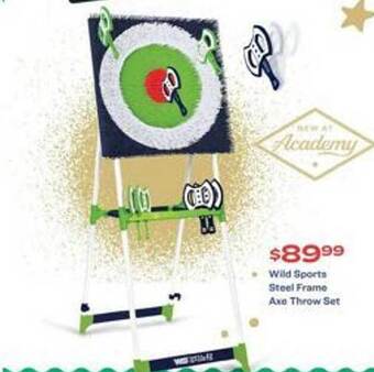 Academy Wild sports steel frame axe throw set offer