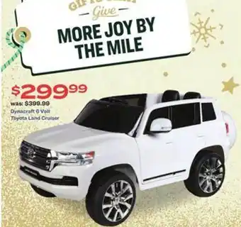 Academy Dynocraft 6 volt toyota land cruiser offer