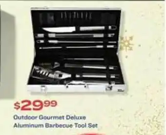 Academy Outdoor gourmet deluxe aluminum barbecue tool set offer