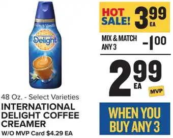 Food Lion International Delight Coffee Creamer 48 oz offer