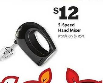 Family Dollar 5-speed hand mixer offer