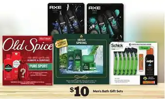 Family Dollar Men's bath gift sets offer