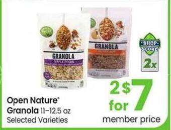 Safeway Open nature granola offer