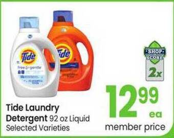 Safeway Tide laundry detergent offer