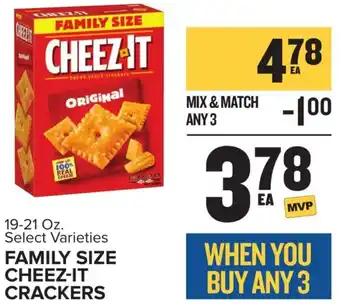 Food Lion Family Size Cheez-It Crackers 19-21 oz offer