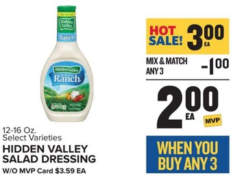Food Lion Hidden Valley Salad Dressing 12-16 oz offer