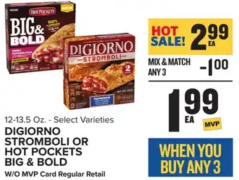 Food Lion Digiorno Stromboli or Hot Pockets Big & Bold 12-13.5 oz offer