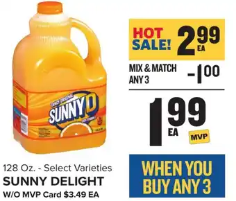 Food Lion Sunny Delight 128 oz offer