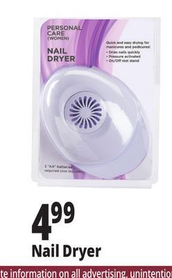 Ocean State Job Lot Nail dryer offer