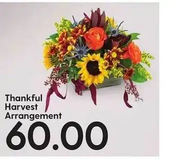 Hy-Vee Thankful harvest arrangement offer
